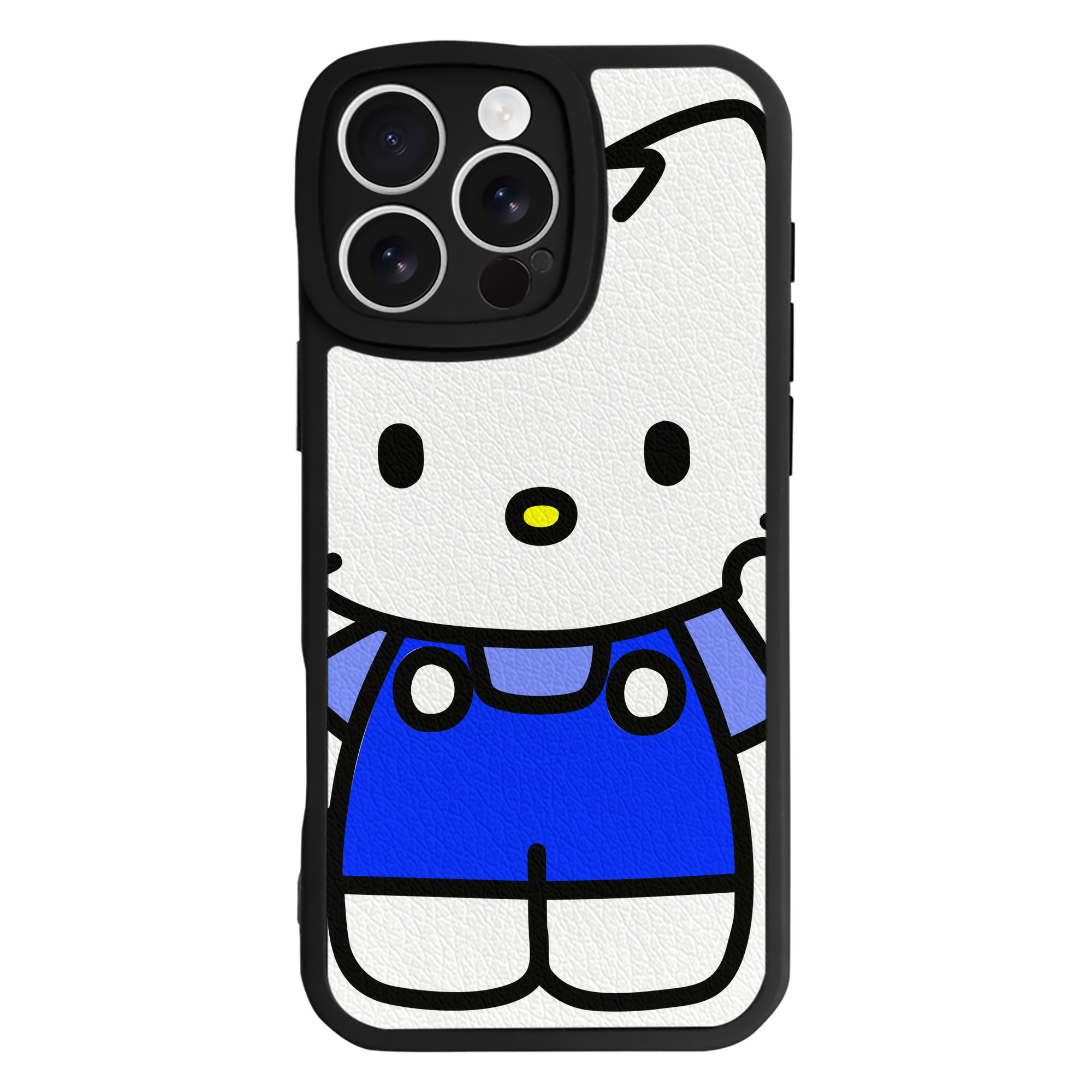 （画像用） Hello Kitty ハローキティ 【iPhone 16シリーズ対応】シリコンスマホケース（レザー調） 材質：シリコン